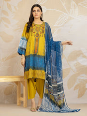 Edenrobe EWU22V1-23584 Light Gold Nayab Eid Collection 2022