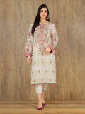 Edenrobe EWU22V1-23610 Beige Nayab Eid Collection 2022