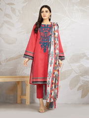 Edenrobe EWU22V1 23652 Coral Khayal Summer Lawn 2022