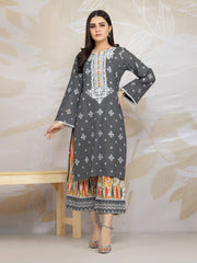 Edenrobe EWU22V1 23666 Grey Khayal Summer Lawn 2022