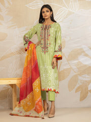 Edenrobe EWU22V1-23679 Light Green Nayab Eid Collection 2022