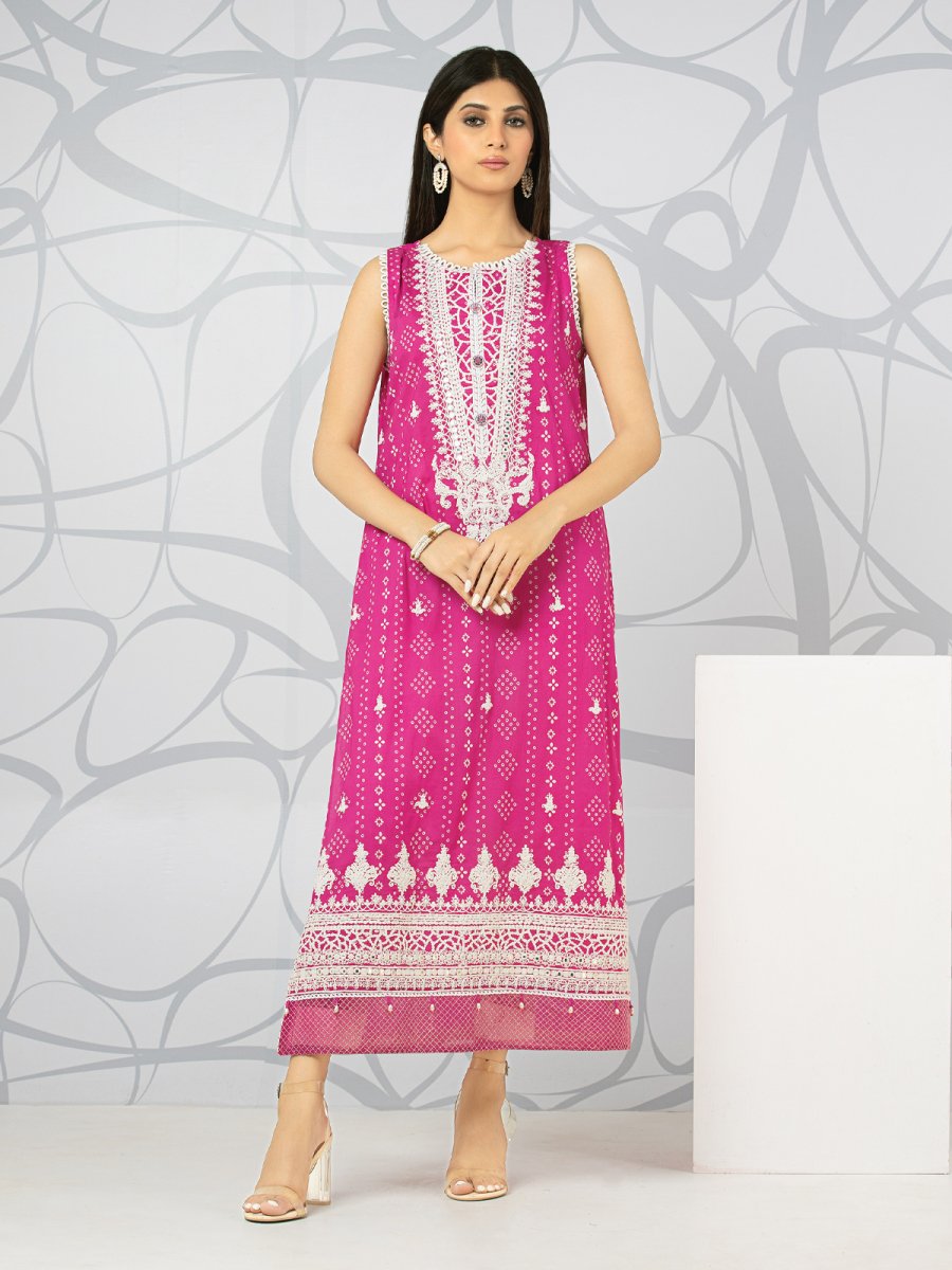 Edenrobe EWU22V1-23697 Pink Nayab Eid Collection 2022