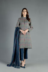 Bareeze Gulsim Ch3334 Blue Dress