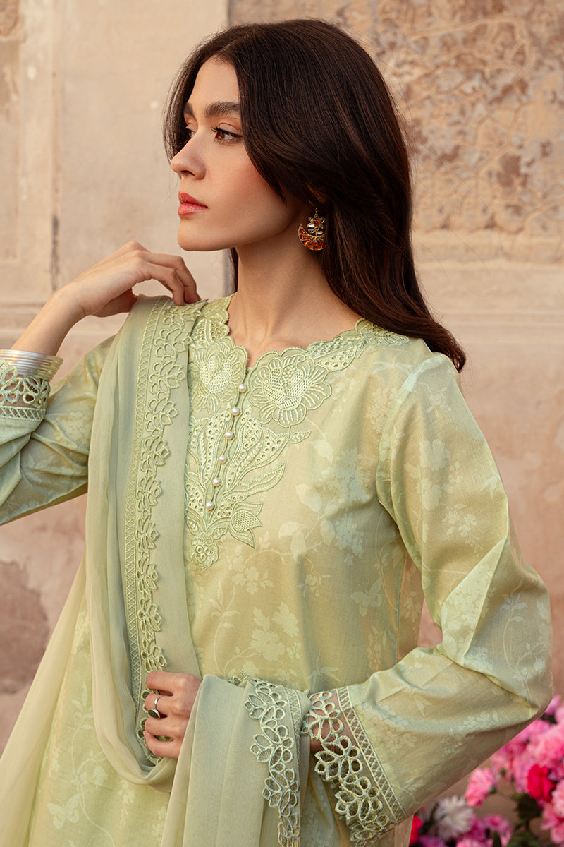 Cross Stitch Misted Green Premium Lawn Collection 2024 – Sara Clothes
