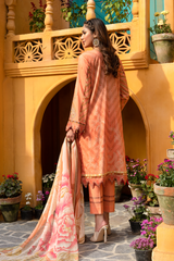 Jahanara J16-05 Peach Puff Summer Lawn Vol VI 2022