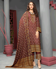 Ittehad IF JN 1619B Linen Series 3 Piece 2020