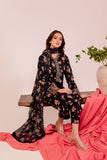 Farasha Black Scarlet Printed Summer Essentials