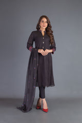 Bareeze Rawaj Range Bnl1064 Black Dress