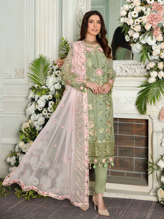 Zebtan Design # 3a Farmaish Chiffon Collection Vol 3 2022