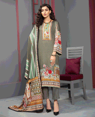 Ittehad IF JN 1609B Linen Series 3 Piece 2020