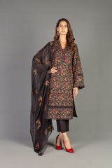 Bareeze Kashmiri Range Bnl1144 Black Dress