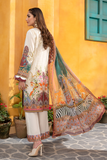 Jahanara J16-01 Floral White Summer Lawn Vol VI 2022