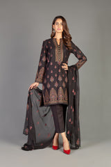 Bareeze Jaipur Bnl1208 Black Dress