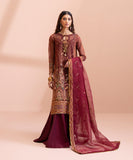 Sapphire 3 Piece - Dyed Embroidered Zari Line Organza Suit 3FE-LX23V1 Spring Summer Lawn Vol 1