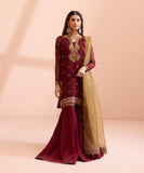Sapphire 3 Piece - Dyed Embroidered Blended Khaddi Net Suit 3FE-LX23V1 Spring Summer Lawn Vol 1