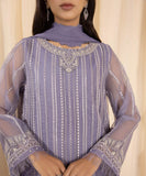 Sapphire U3FE-LX23V10-11 - 3 Piece - Embroidered Organza Suit Festive 2 Collection