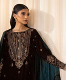 Sapphire U3FE-LX23V10-20 - 3 Piece - Embroidered Velvet Suit Festive 2 Collection