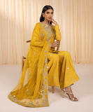 Sapphire U3FE-LX23V10-24 - 3 Piece - Embroidered Raw Silk Suit Festive 2 Collection