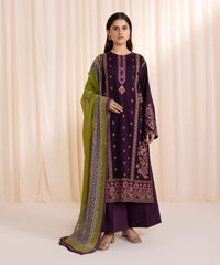 Sapphire U3PE-LX23V10-17 - 3 Piece - Embroidered Cotton Karandi Suit Festive 2 Collection