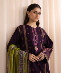 Sapphire U3PE-LX23V10-17 - 3 Piece - Embroidered Cotton Karandi Suit Festive 2 Collection