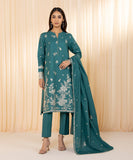 Sapphire U3PE-ST23V10-18 - 3 Piece - Embroidered Khaddar Suit Festive 2 Collection