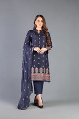 Bareeze Iftaliya Ch3330 Blue Dress