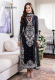 Asim Jofa Black, Paper Cotton Jhilmil Collection