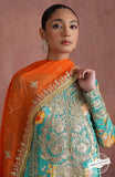 Maryum N Maria The Ocean Flower (QFD-0052) Naqsh Chiffon Formals
