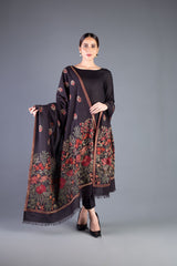 Bareeze Tasawar Shawl Mc755 Black Shawl Dress