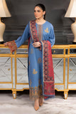 Rangrasiya Malaha Carnation Khaddar Shawl