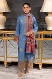 Rangrasiya Malaha Carnation Khaddar Shawl