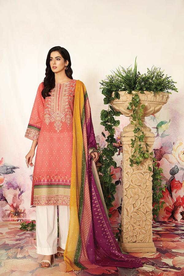 42101309 Voil Lawn Nishat Linen Summer Volume 2 2021 Sara Clothes