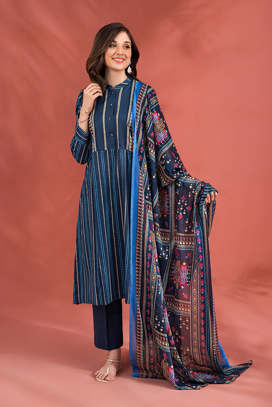 Nishat Linen 42201571 Blue Freedom to Buy 2022