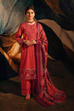 Nishat Linen 3 Piece - Silver Printed Embroidered Suit - 42301400 Ramadan Summer Edition