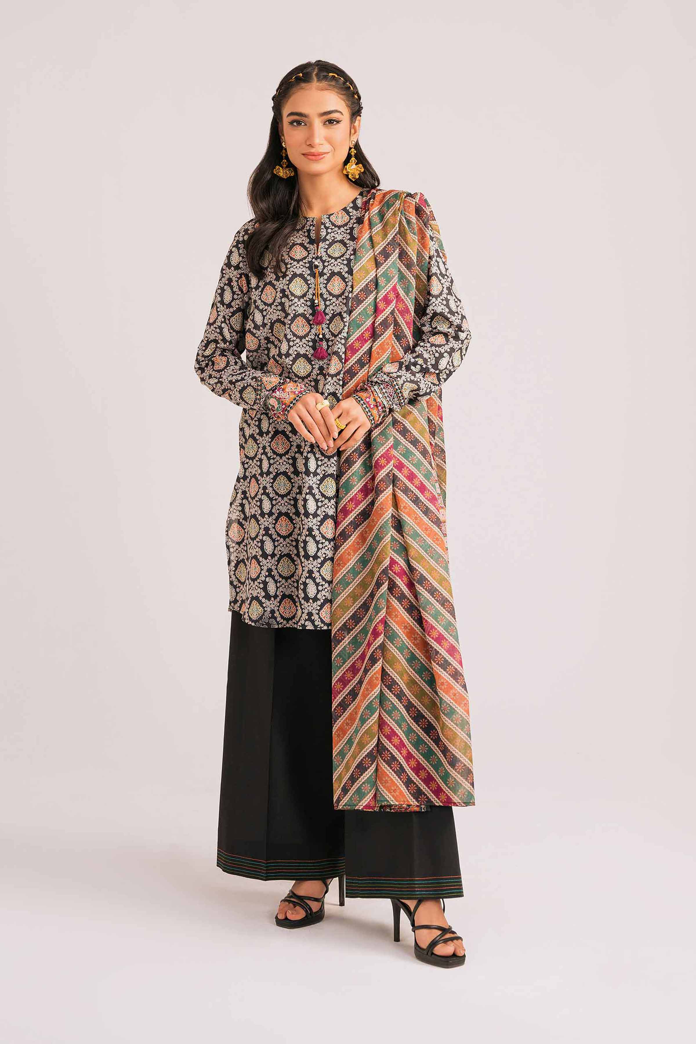 Nishat linen 2024 kurti designs