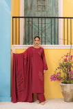 Nishat Linen Embroidered Suit 42303085 Winter 3 Pcs Collection