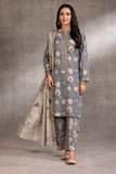 Nishat Linen Printed Embroidered Suit 42303211 Winter 3 Pcs Collection