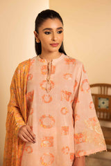 Nishat Linen 3 Piece Digital Printed Jacquard Embroidered Suit 42401888 Freedom To Buy