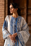 Nishat Linen 3 Piece Silver & Gold Paste Printed Embroidered Suit 42401894 Summer Lawn Collection