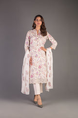 Bareeze Sargam Mc743 Off White Dress