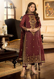 Asim Jofa Burgundy & Maroon, Paper Cotton Jhilmil Collection