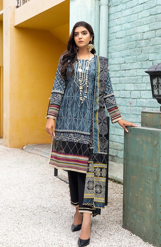 Al Zohaib Anum ANCL-21 05C Chunri Lawn 2021