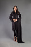 Bareeze Vintage Valley Bnl954 Black Dress