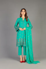 Bareeze Iftaliya Ch3330 Green Dress