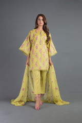 Bareeze Ghazal Range Mc701 Green Dress