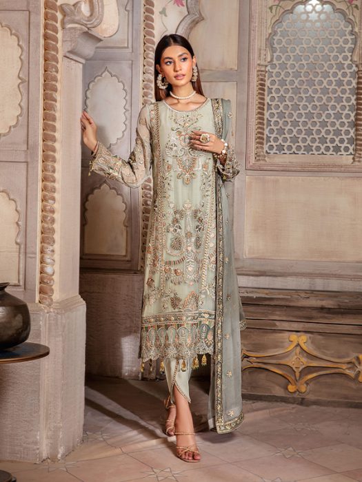 Zebtan Design # 6a Farmaish Chiffon Collection Vol 4 2022