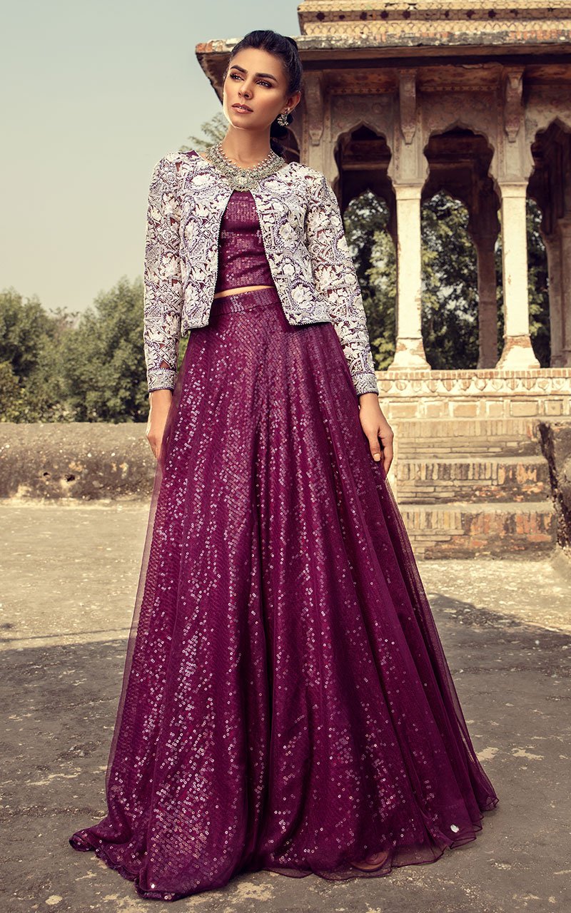 Net Coat Frock Design Pakistani Net Frock Design Jacket Off White