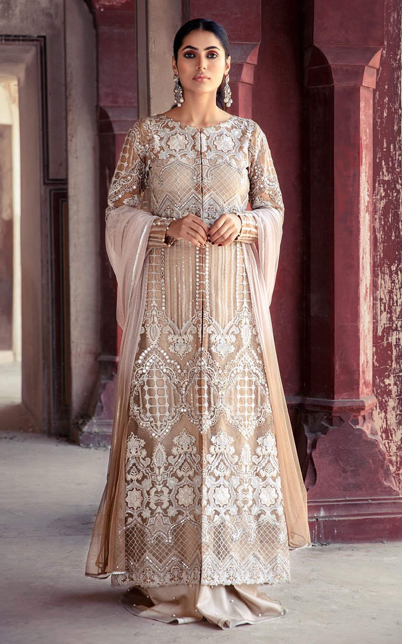 Thred and Motifs Organza Embroidered Dress 6715 Noor-E-Seher 2021 Sara Clothes Thred and Motifs Organza Embroidered Dress 6715 Noor-E-Seher 2021 Sara Clothes