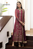 Asim Jofa Chiffon, Rosewood & Maroon Jhilmil Collection