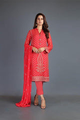 Bareeze Mughal Royalty Ch3208 Red Dress